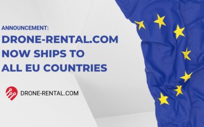 Ankündigung: Drone-Rental.com versendet jetzt in alle EU-Länder